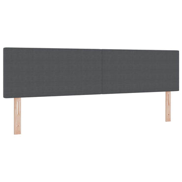 vidaXL Kopfteil mit Kopfteil Dunkelgrau 180 cm Kunstleder