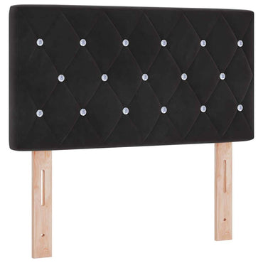 vidaXL Kopfteil mit Kopfteil Schwarz 80 cm Kunstleder