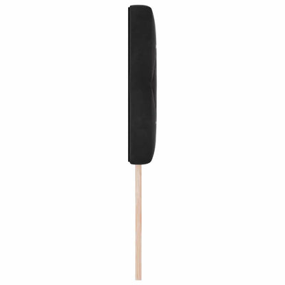 vidaXL Kopfteil mit Kopfteil Schwarz 80 cm Kunstleder