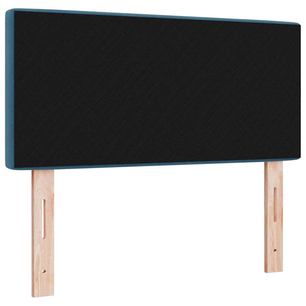vidaXL Kopfteil mit Kopfteil Dunkelblau 90 cm Kunstleder