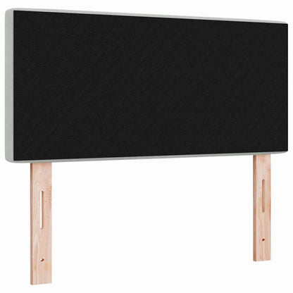 vidaXL Kopfteil mit Kopfteil Hellgrau 100 cm Kunstleder