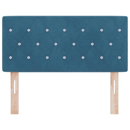 Kopfteil Dunkelblau 100 cm Samt