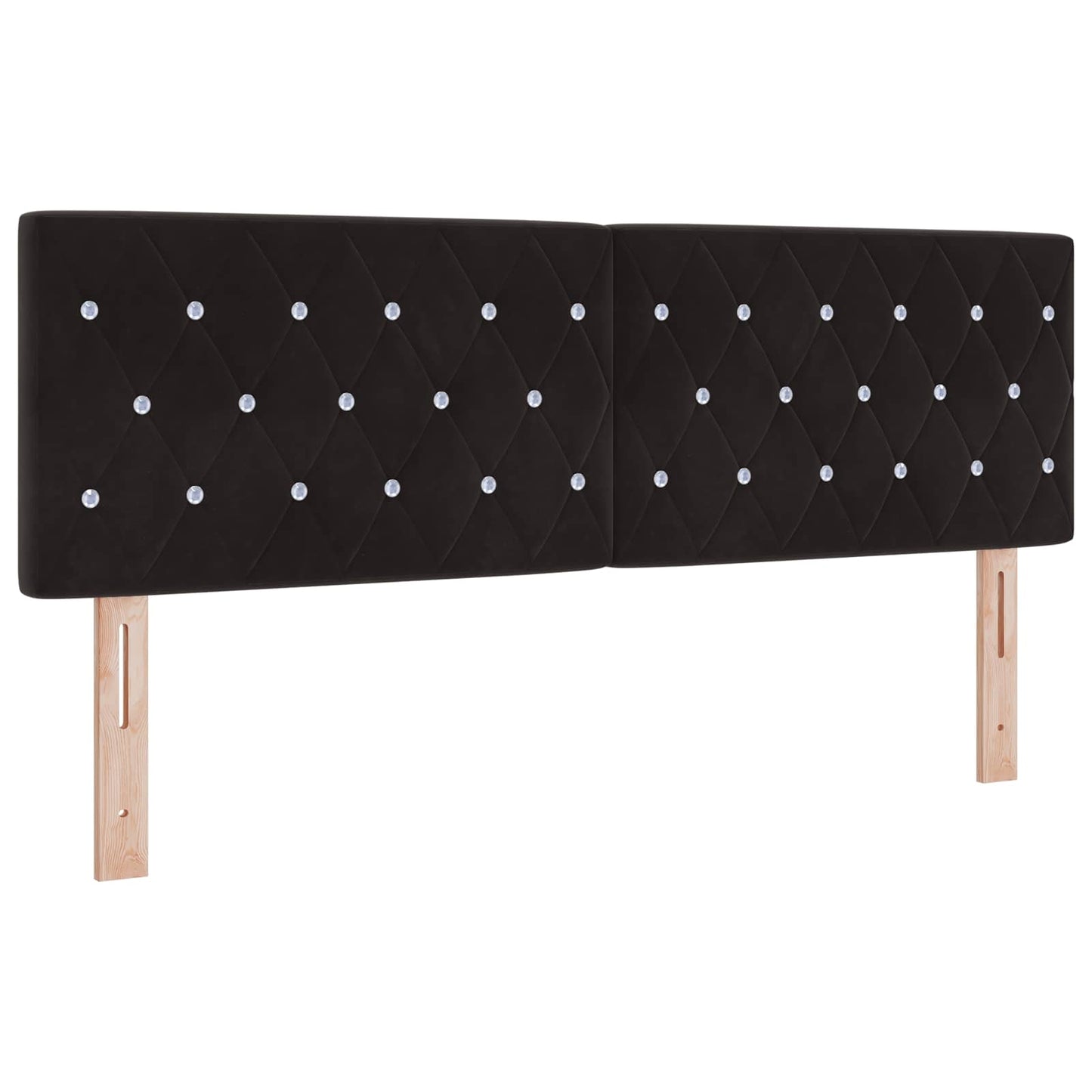 vidaXL Kopfteil mit Kopfteil Schwarz 160 cm Kunstleder