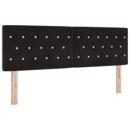 vidaXL Kopfteil mit Kopfteil Schwarz 160 cm Kunstleder