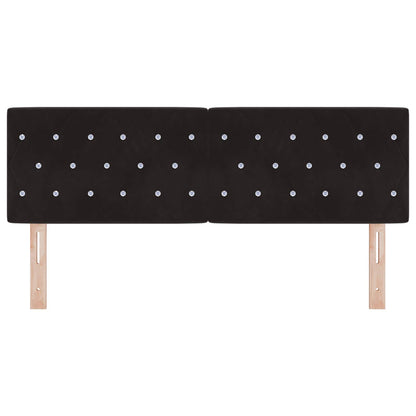 vidaXL Kopfteil mit Kopfteil Schwarz 160 cm Kunstleder