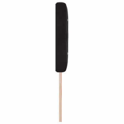 vidaXL Kopfteil mit Kopfteil Schwarz 160 cm Kunstleder