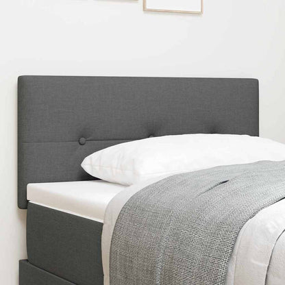 vidaXL Kopfteil mit Kopfteil Dunkelgrau 80 cm Kunstleder