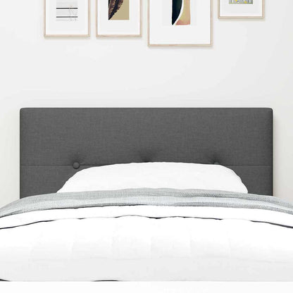 vidaXL Kopfteil mit Kopfteil Dunkelgrau 80 cm Kunstleder