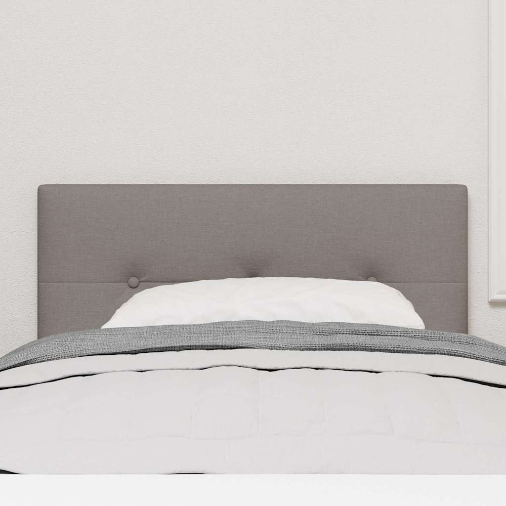 vidaXL Kopfteil mit Kopfteil Taupe 80 cm Kunstleder