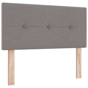 vidaXL Kopfteil mit Kopfteil Taupe 80 cm Kunstleder