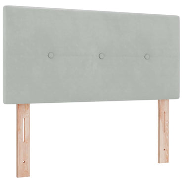 vidaXL Kopfteil mit Kopfteil Hellgrau 80 cm Kunstleder