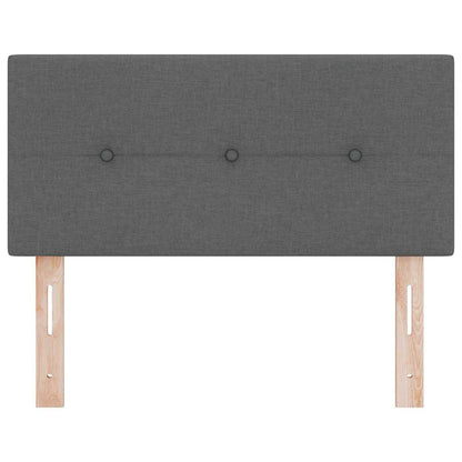 vidaXL Kopfteil mit Kopfteil Dunkelgrau 90 cm Kunstleder
