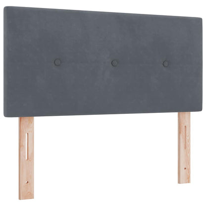 vidaXL Kopfteil mit Kopfteil Dunkelgrau 90 cm Kunstleder