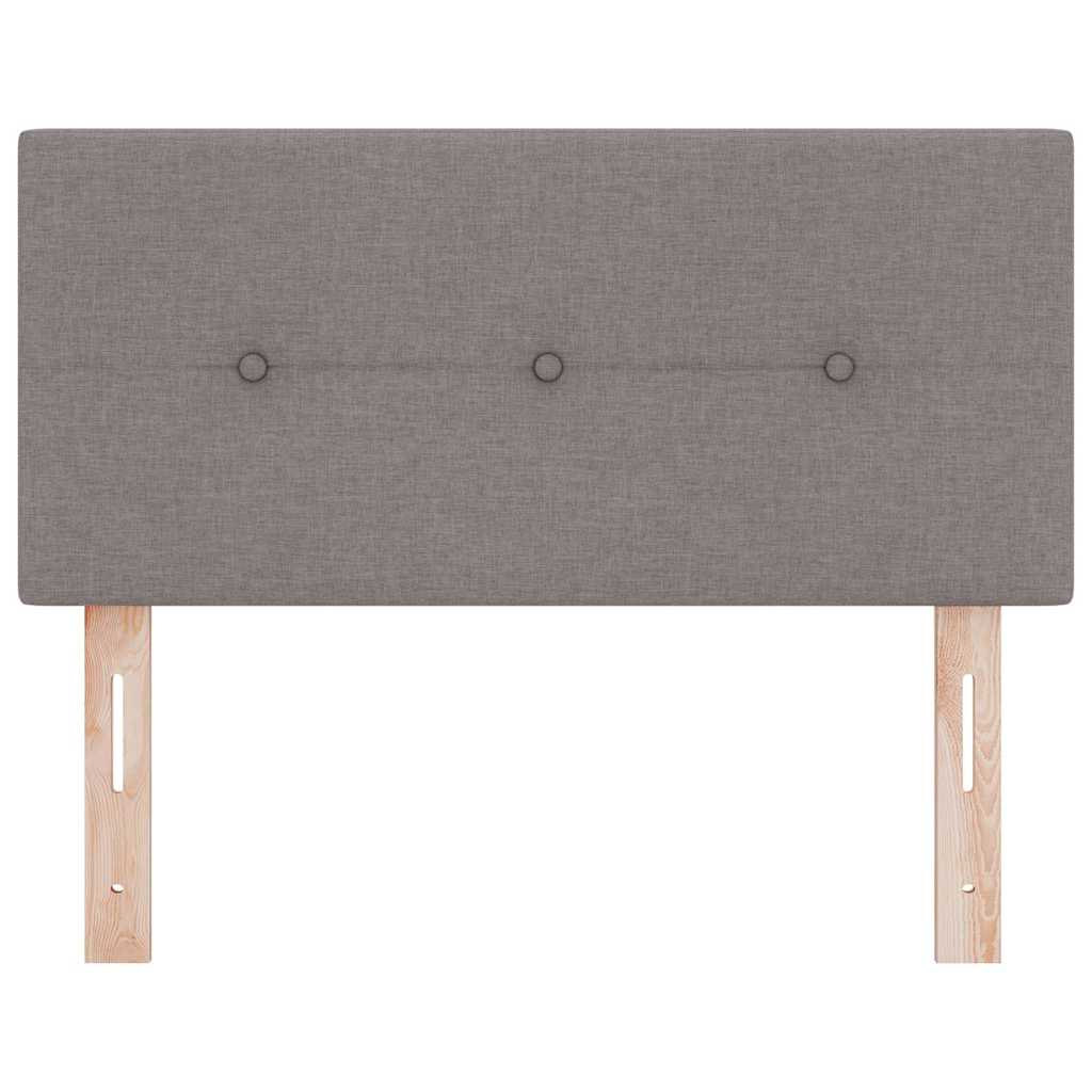 vidaXL Kopfteil mit Kopfteil Taupe 100 cm Kunstleder