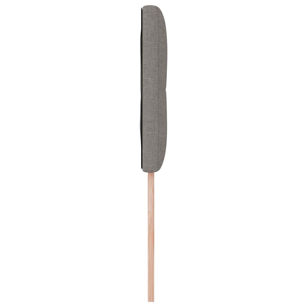 vidaXL Kopfteil mit Kopfteil Taupe 100 cm Kunstleder