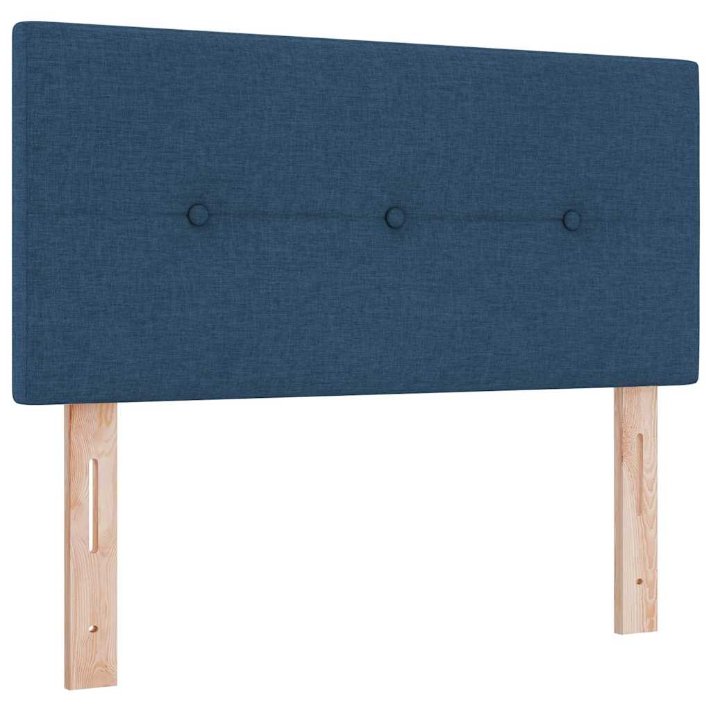 vidaXL Kopfteil mit Kopfteil Blau 100 cm Kunstleder