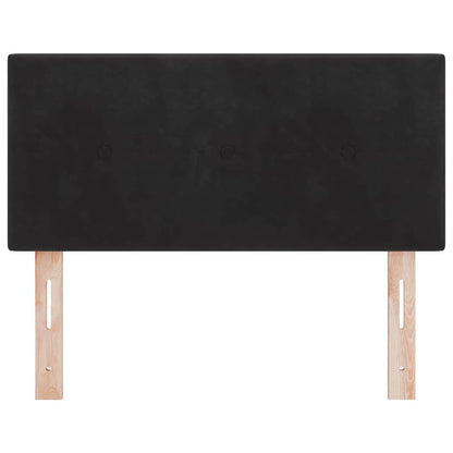 vidaXL Kopfteil mit Kopfteil Schwarz 100 cm Kunstleder