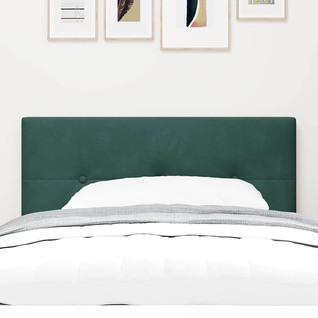 vidaXL Kopfteil mit Kopfteil Dunkelgrün 100 cm Kunstleder