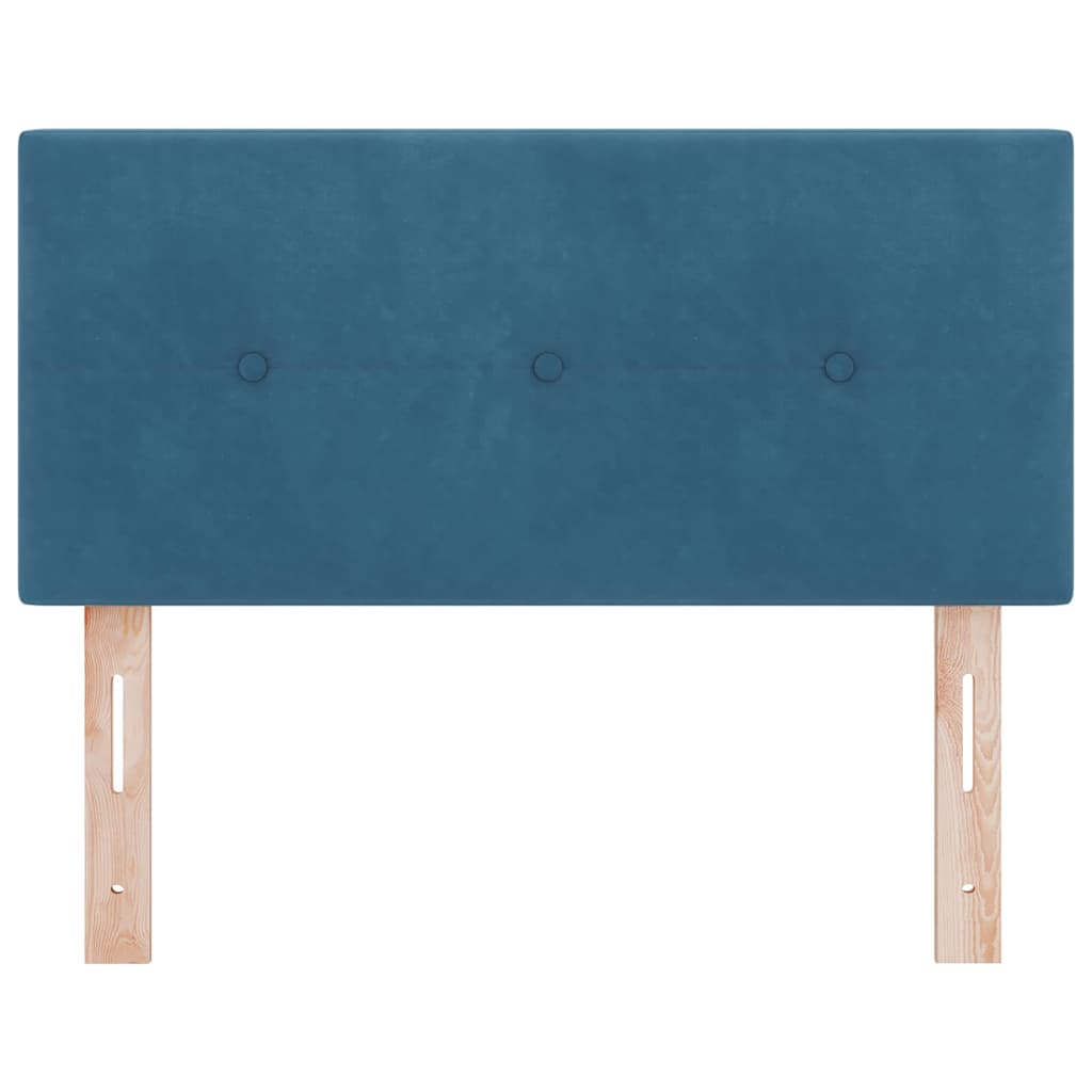 vidaXL Kopfteil mit Kopfteil Dunkelblau 100 cm Kunstleder