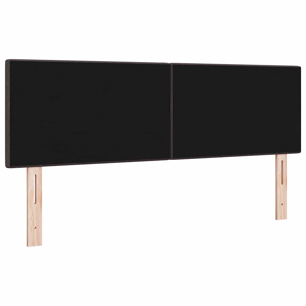 vidaXL Kopfteil mit Kopfteil Dunkelbraun 144 cm Kunstleder
