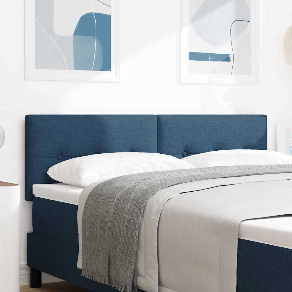 vidaXL Kopfteil mit Kopfteil Blau 160 cm Kunstleder