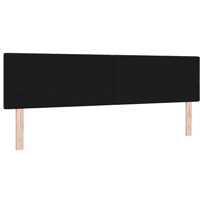 vidaXL Kopfteil mit Kopfteil Schwarz 180 cm Kunstleder