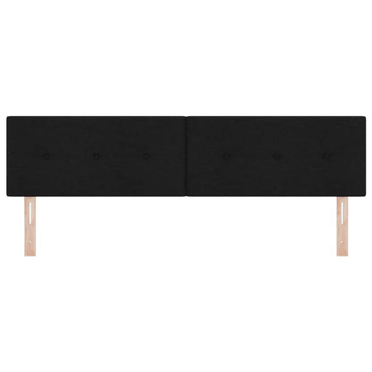 vidaXL Kopfteil mit Kopfteil Schwarz 180 cm Kunstleder