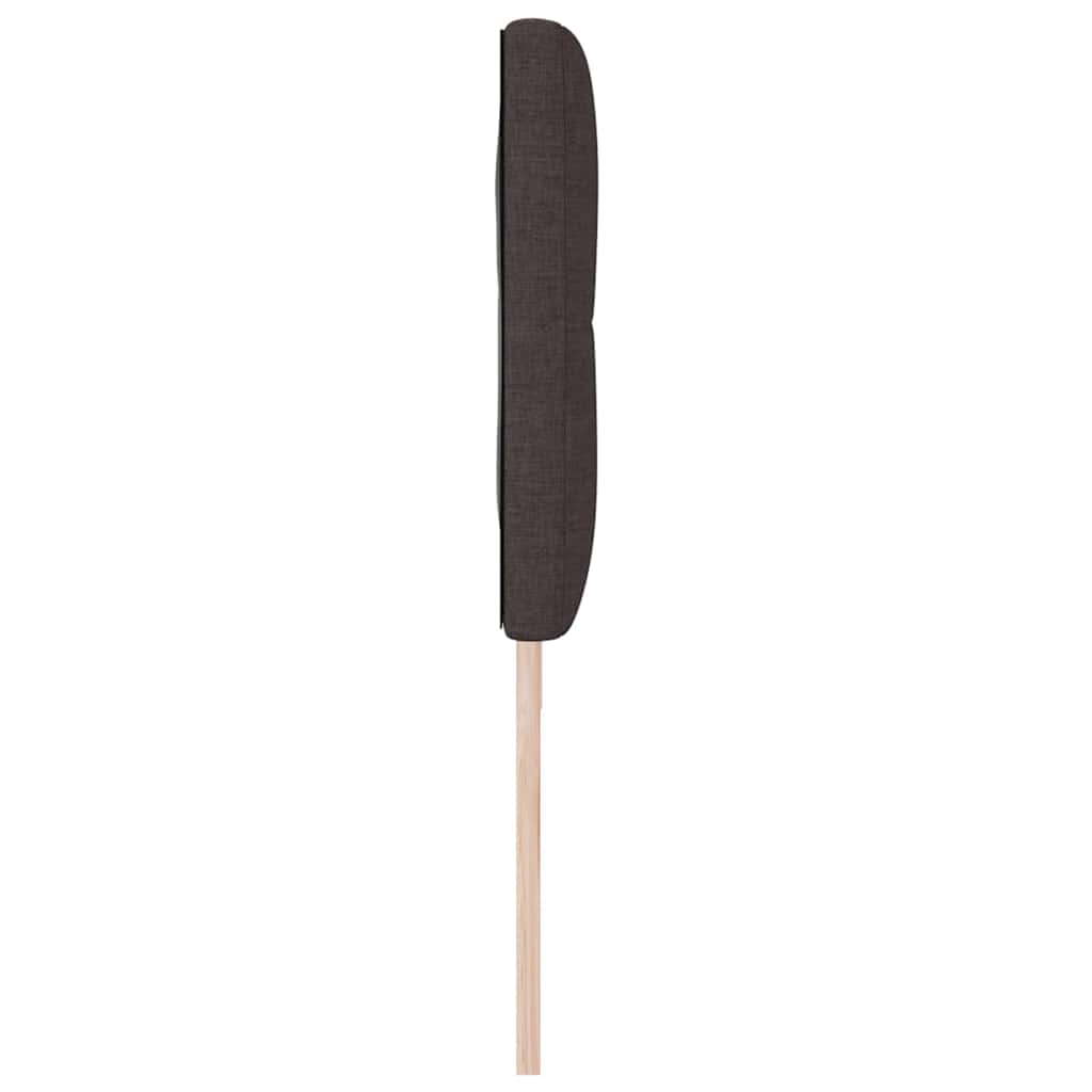 vidaXL Kopfteil mit Kopfteil Dunkelbraun 180 cm Stoff