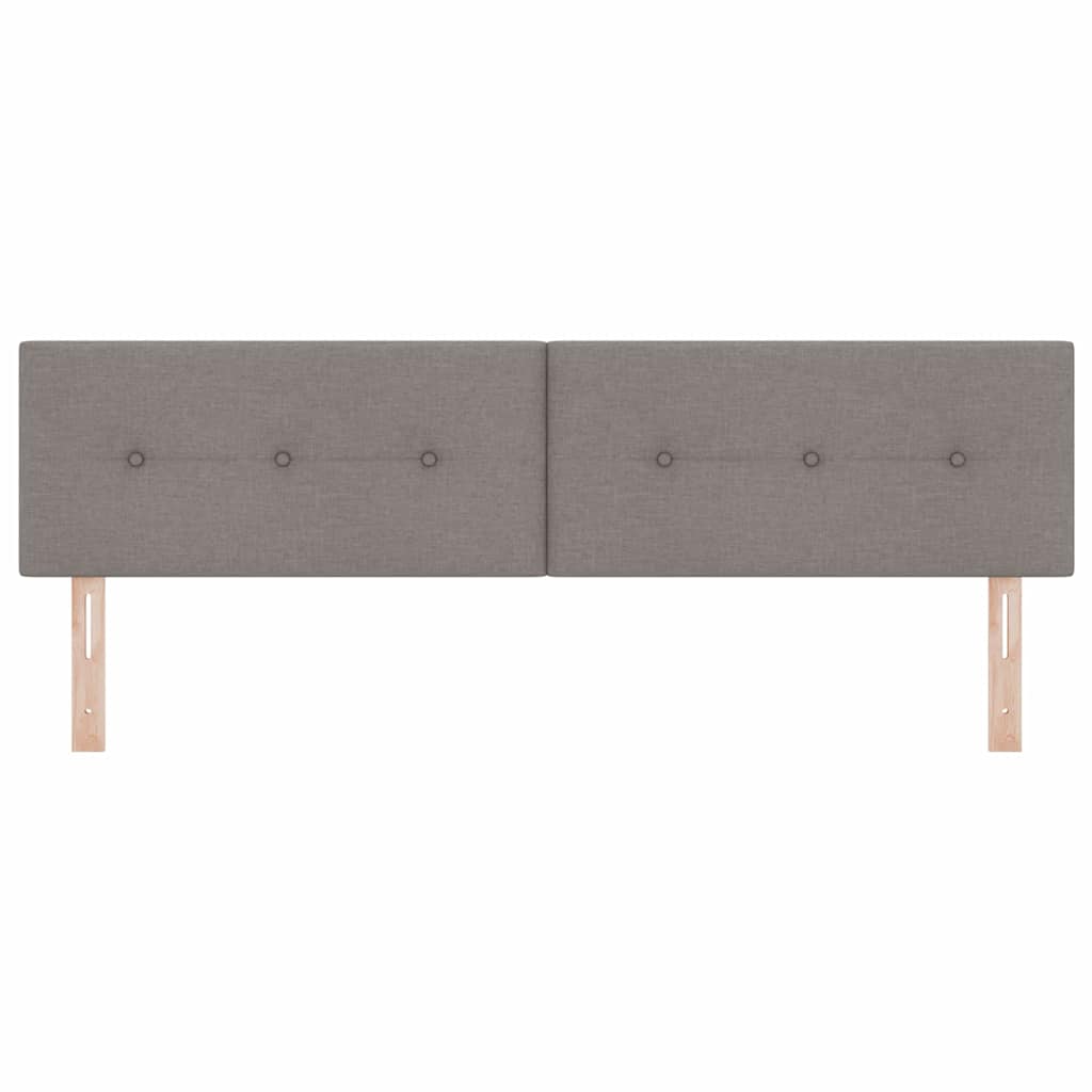 vidaXL Kopfteil mit Kopfteil Taupe 180 cm Kunstleder