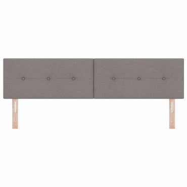 vidaXL Kopfteil mit Kopfteil Taupe 180 cm Kunstleder