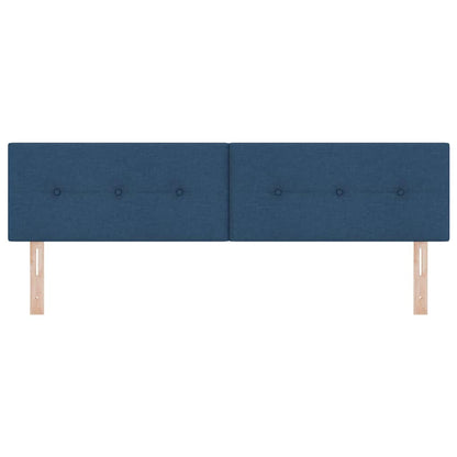 vidaXL Kopfteil mit Kopfteil Blau 180 cm Kunstleder