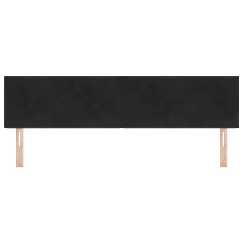 vidaXL Kopfteil mit Kopfteil Schwarz 180 cm Kunstleder