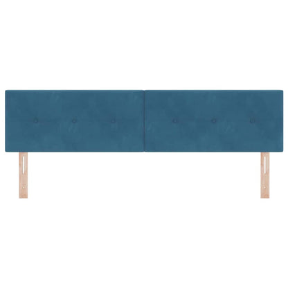 vidaXL Kopfteil mit Kopfteil Dunkelblau 180 cm Kunstleder