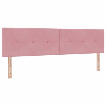 vidaXL Kopfteil mit Kopfteil Rosa 180 cm Kunstleder