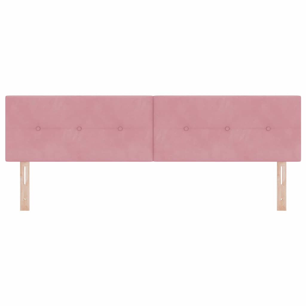 vidaXL Kopfteil mit Kopfteil Rosa 180 cm Kunstleder