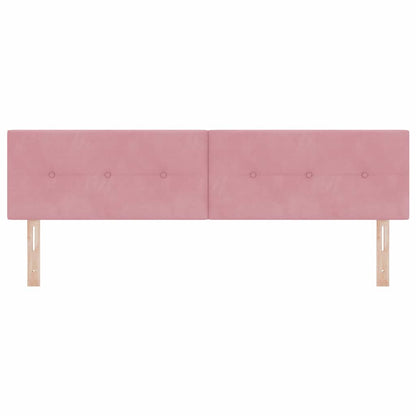 vidaXL Kopfteil mit Kopfteil Rosa 180 cm Kunstleder