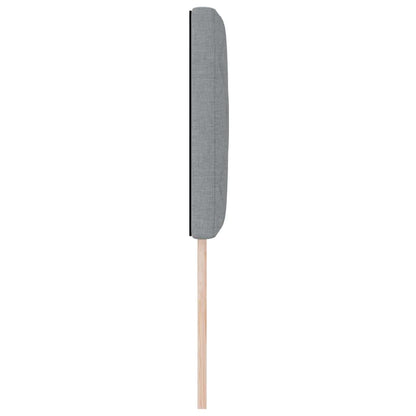 vidaXL Kopfteil mit Kopfteil Hellgrau 80 cm Kunstleder