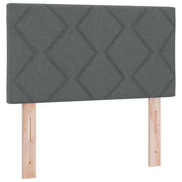 vidaXL Kopfteil mit Kopfteil Dunkelgrau 80 cm Kunstleder