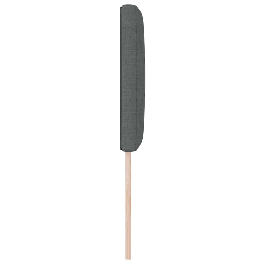 vidaXL Kopfteil mit Kopfteil Dunkelgrau 80 cm Kunstleder