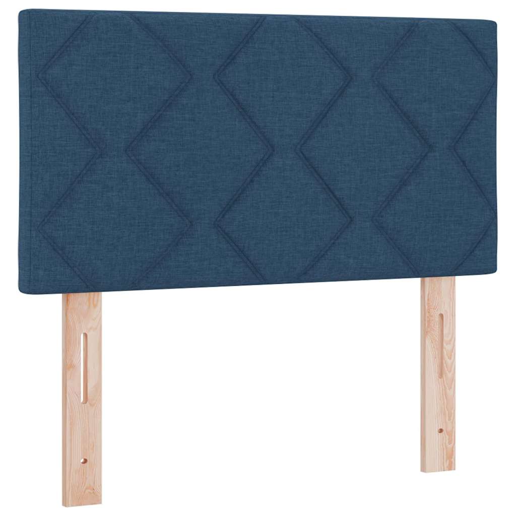 vidaXL Kopfteil mit Kopfteil Blau 80 cm Kunstleder