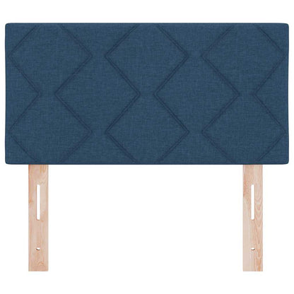 vidaXL Kopfteil mit Kopfteil Blau 80 cm Kunstleder