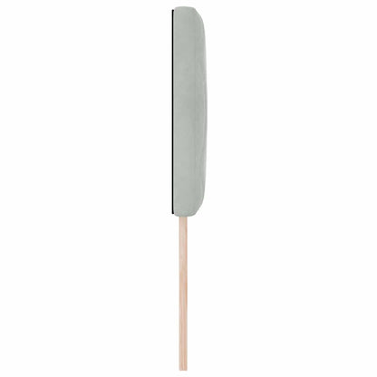 vidaXL Kopfteil mit Kopfteil Hellgrau 80 cm Samt