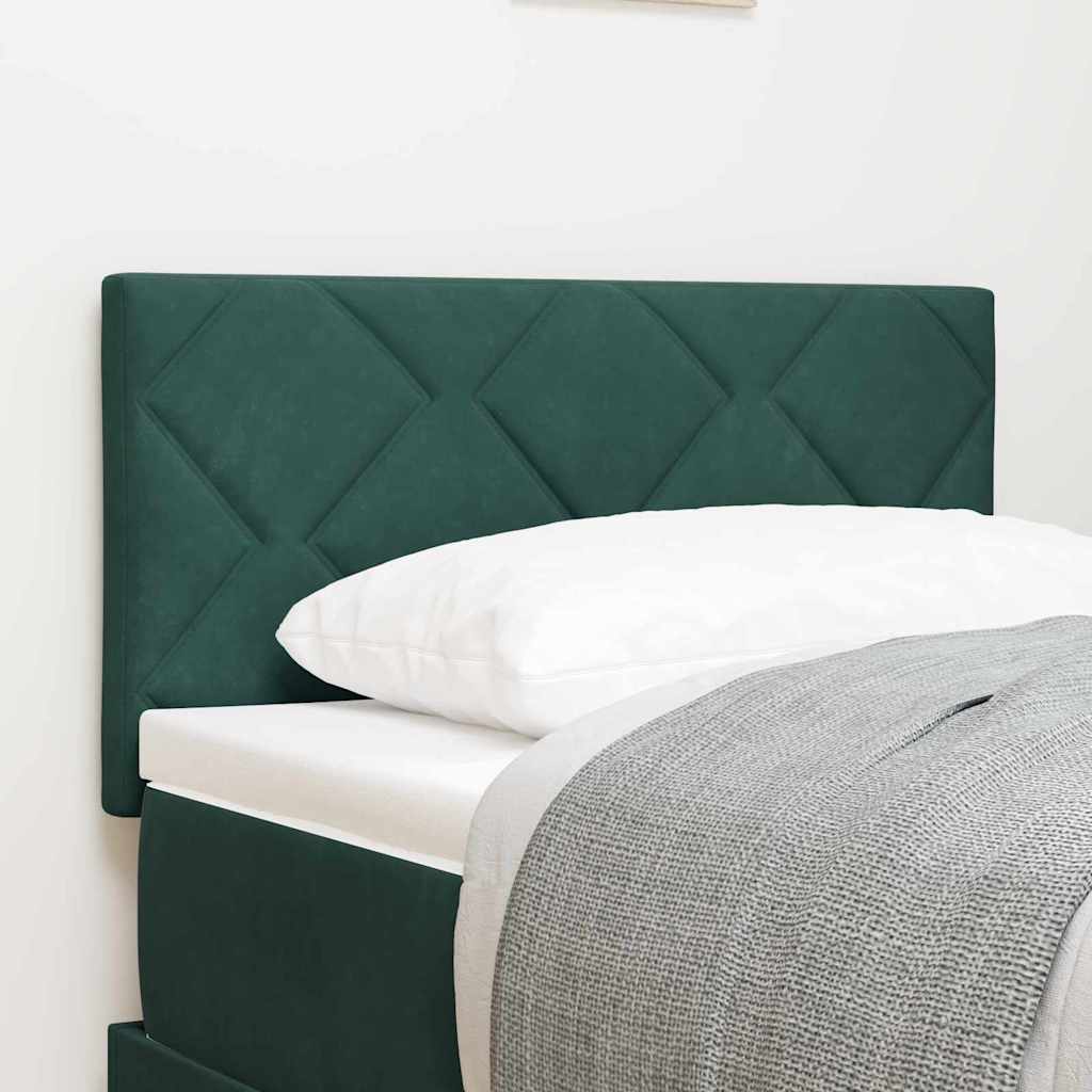 vidaXL Kopfteil mit Kopfteil Dunkelgrün 80 cm Samt