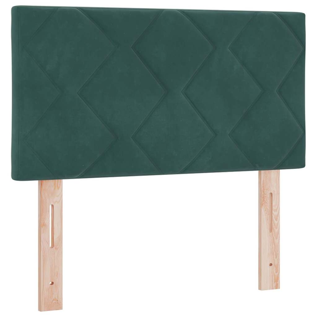 vidaXL Kopfteil mit Kopfteil Dunkelgrün 80 cm Samt