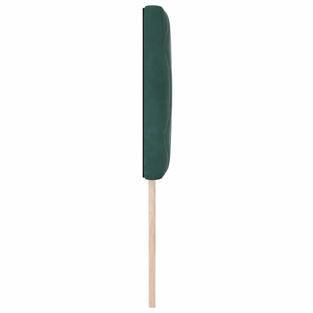 vidaXL Kopfteil mit Kopfteil Dunkelgrün 80 cm Samt