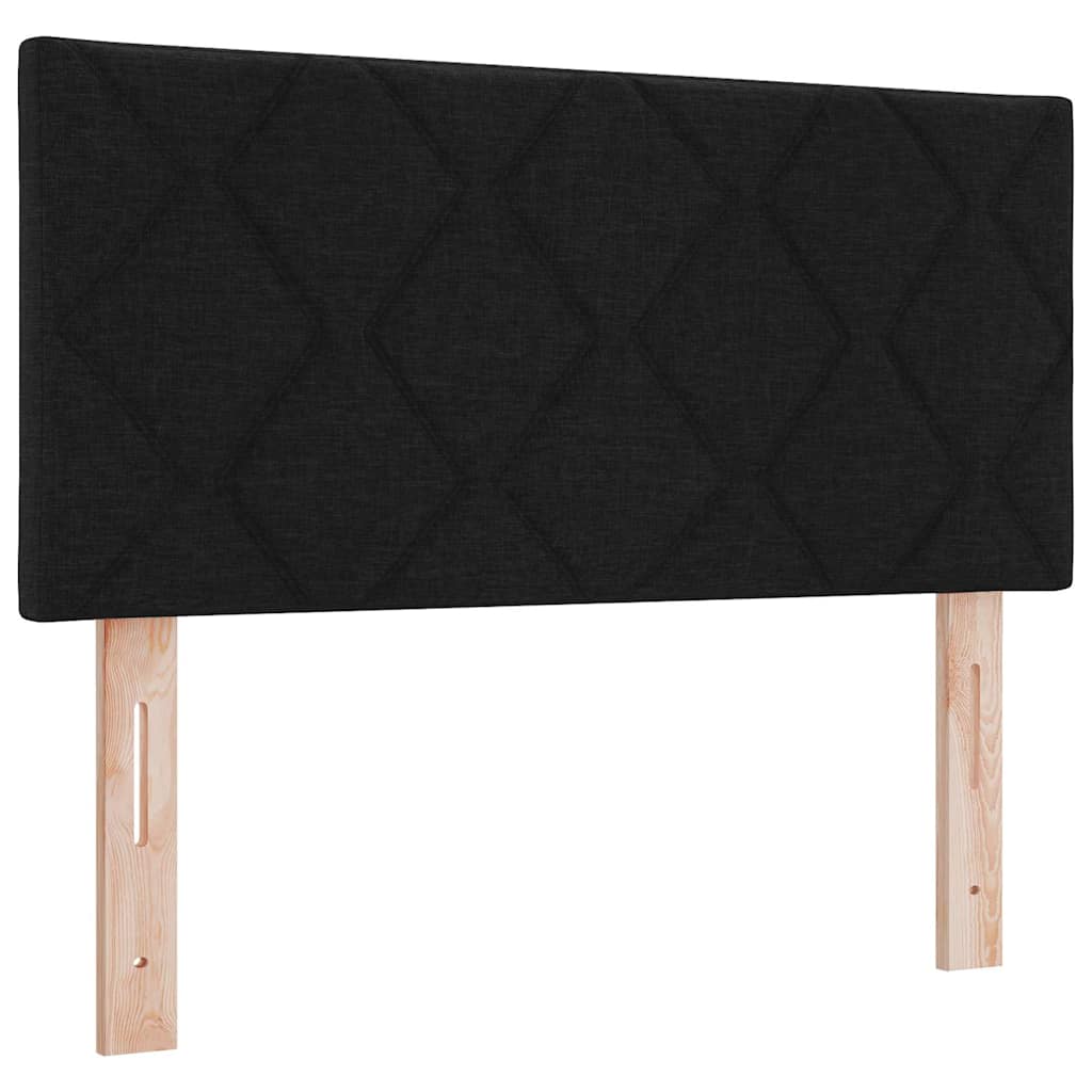 vidaXL Kopfteil mit Kopfteil Schwarz 90 cm Kunstleder