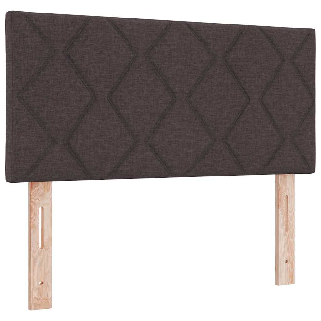 vidaXL Kopfteil mit Kopfteil Dunkelbraun 90 cm Kunstleder