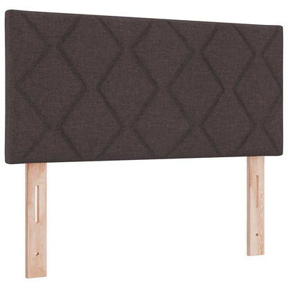 vidaXL Kopfteil mit Kopfteil Dunkelbraun 90 cm Kunstleder