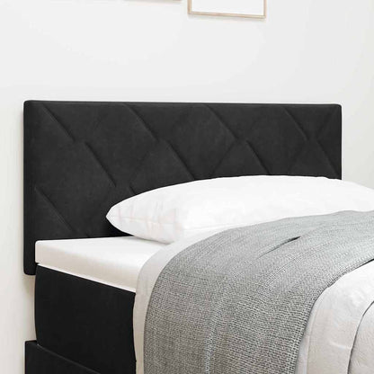 vidaXL Kopfteil mit Kopfteil Schwarz 90 cm Samt
