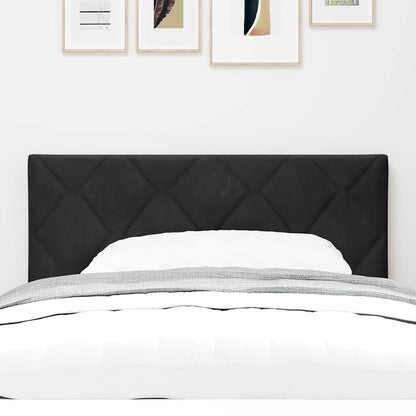 vidaXL Kopfteil mit Kopfteil Schwarz 90 cm Samt